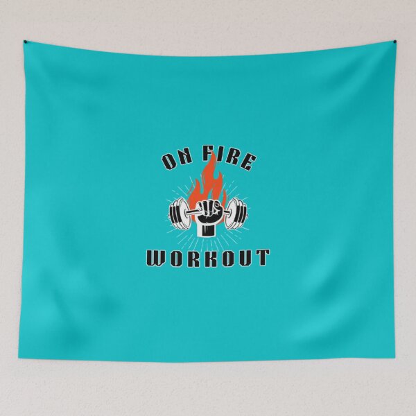 Item preview, Gym motivation-on fire workout-thumb ells | fire | inspiration| daily motivation designed and sold by Kaivinaikadhaigal.