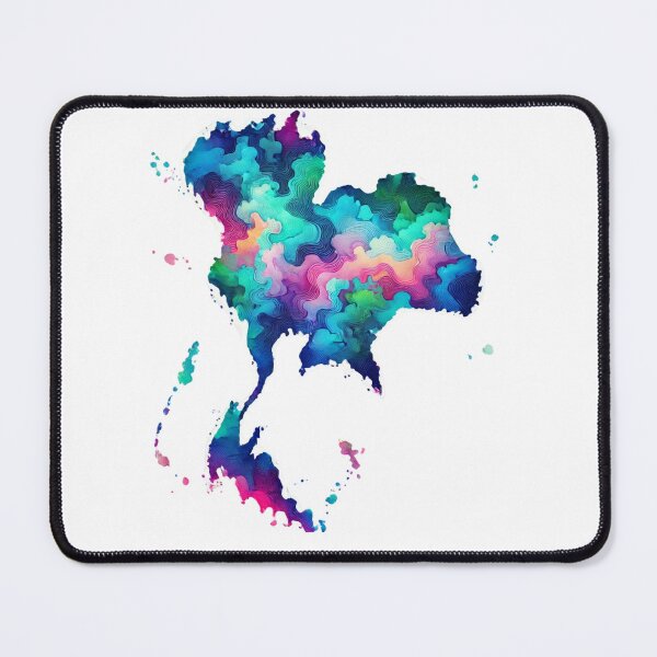 Item preview, " Artistic Thailand Map Design" designed and sold by ForFamily1120.