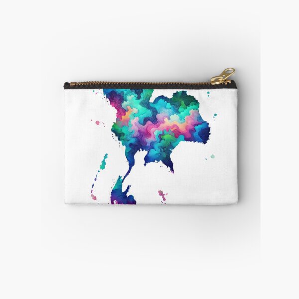 Item preview, " Artistic Thailand Map Design" designed and sold by ForFamily1120.