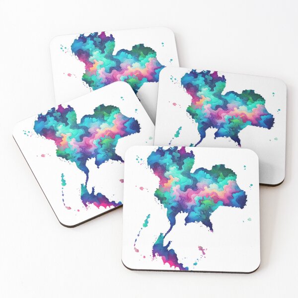 Item preview, " Artistic Thailand Map Design" designed and sold by ForFamily1120.