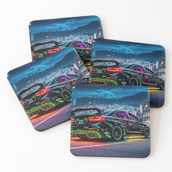 Item preview, Mitsubishi EVO from behind in a mountain village designed and sold by Salimgor Hangaround Music.
