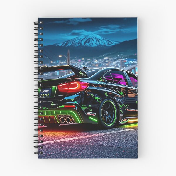 Item preview, Mitsubishi EVO from behind in a mountain village designed and sold by Salimgor Hangaround Music.