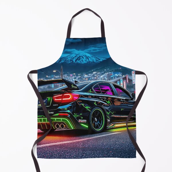 Item preview, Mitsubishi EVO from behind in a mountain village designed and sold by Salimgor Hangaround Music.