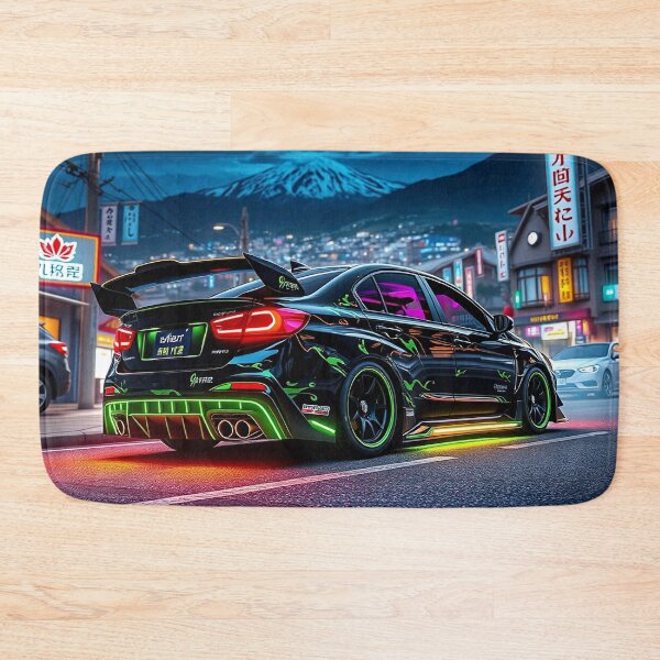 Item preview, Mitsubishi EVO from behind in a mountain village designed and sold by Salimgor Hangaround Music.