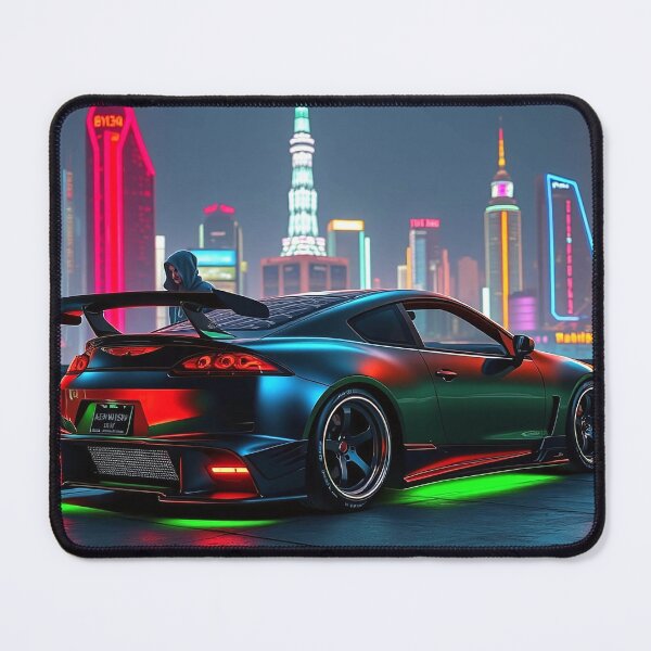 Item preview, Mitsubishi EVO from behind on a roof at night designed and sold by Salimgor Hangaround Music.