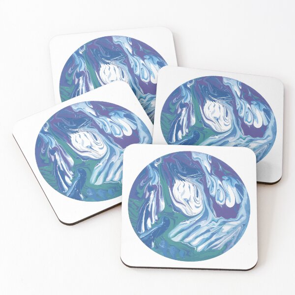 Item preview, Fluid art circle 4 designed and sold by alina-k-design.