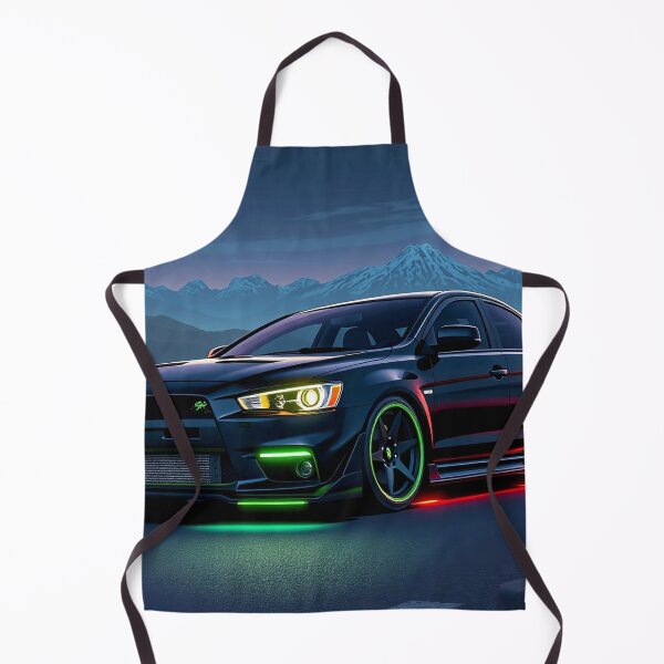 Item preview, Mitsubishi EVO from the front on a country road in the moonlight designed and sold by Salimgor Hangaround Music.