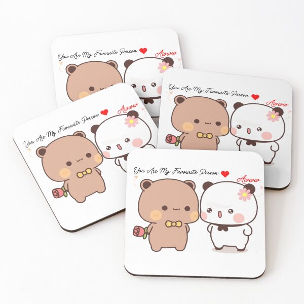 Item preview, You Are My Favourite Person Bubu Dudu Panda And Brownie Bear Couple 2025 designed and sold by BrightStreets.