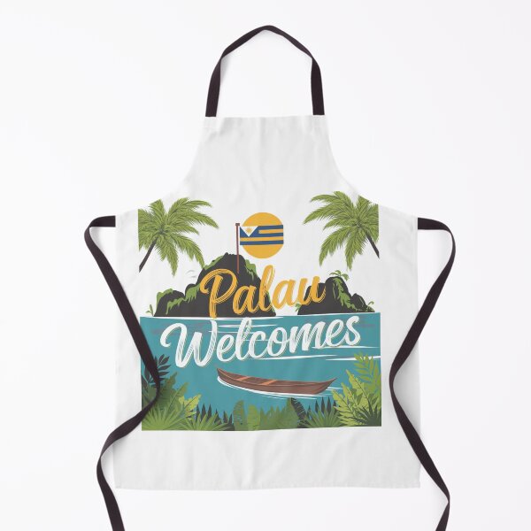 Item preview, Palau Welcomes Flag Map Ngerulmud, Islands, Jellyfish Lake designed and sold by AnimalsDH305.