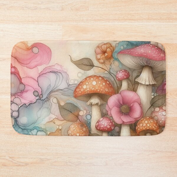 Item preview, Floral Mushrooms designed and sold by GraphicsClub.
