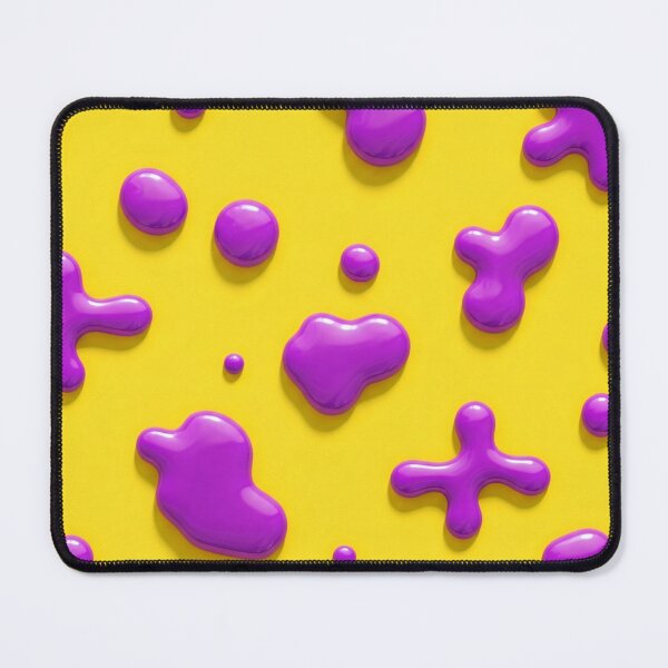 Item preview, Purple Blobs on Yellow (2) designed and sold by AnTartstudios.
