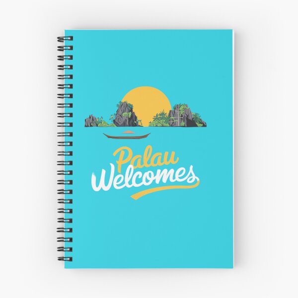 Item preview, Palau Welcomes Flag Map Ngerulmud, Islands, Jellyfish Lake designed and sold by AnimalsDH305.