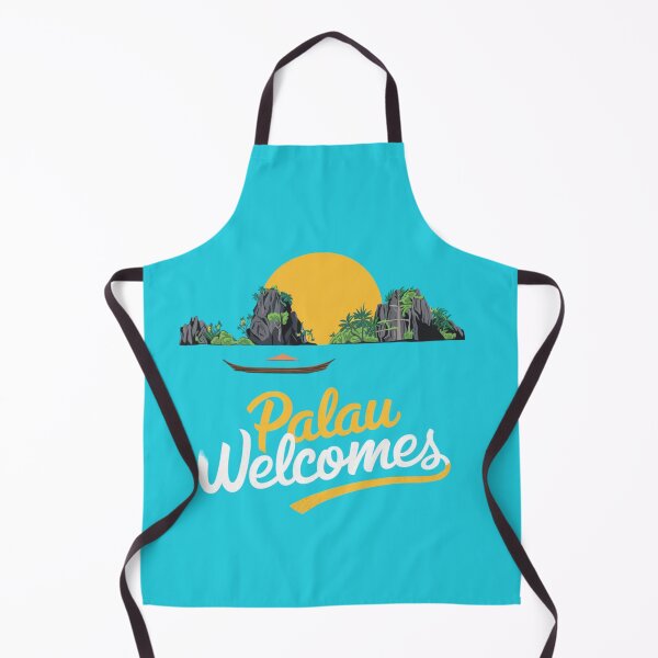 Item preview, Palau Welcomes Flag Map Ngerulmud, Islands, Jellyfish Lake designed and sold by AnimalsDH305.