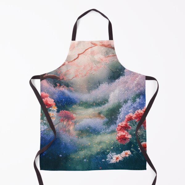 Item preview, Enchanted Garden with Blossoming Trees designed and sold by ArtArchive-KK.