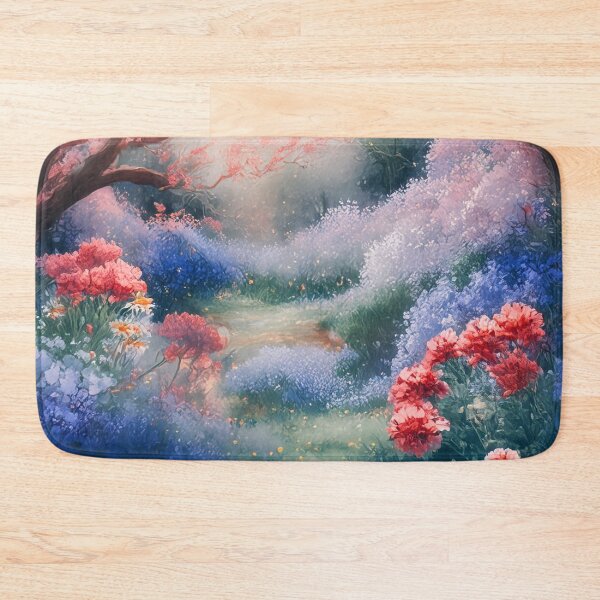Item preview, Enchanted Garden with Blossoming Trees designed and sold by ArtArchive-KK.