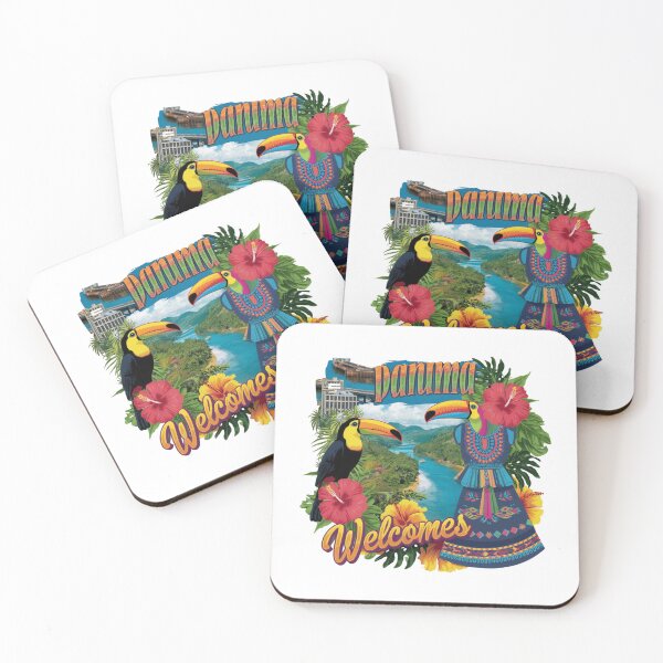 Item preview, Panama Welcomes Flag Map Panama Canal, Panama City designed and sold by AnimalsDH305.