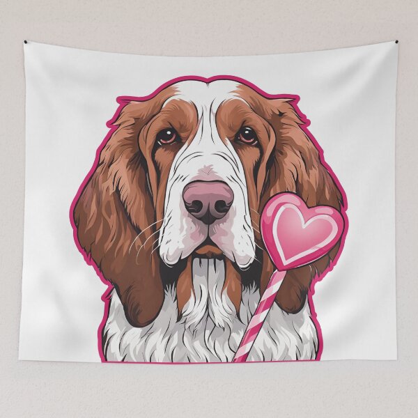 Item preview, Valentine's Day Grand Basset Griffon Vendéen Love designed and sold by GoodyPaws.