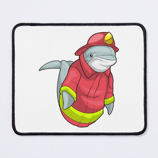 Item preview, Dolphin Firefighter Fire helmet Fire department designed and sold by Snabdesign84.