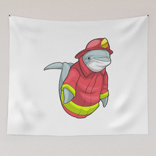 Item preview, Dolphin Firefighter Fire department designed and sold by Snabdesign84.