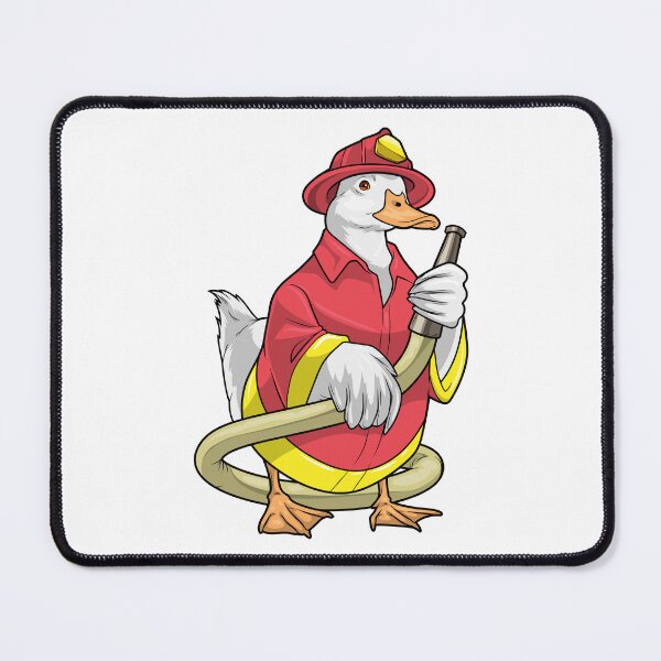 Item preview, Duck Firefighter Fire hose Fire department designed and sold by Snabdesign84.