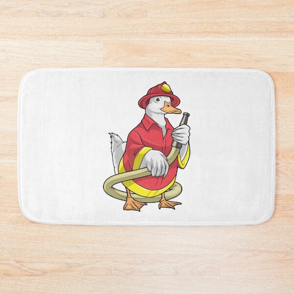 Item preview, Duck Firefighter Fire hose Fire department designed and sold by Snabdesign84.