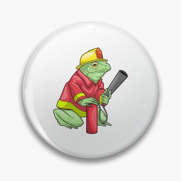 Item preview, Frog Firefighter Fire extinguisher Fire department designed and sold by Snabdesign84.