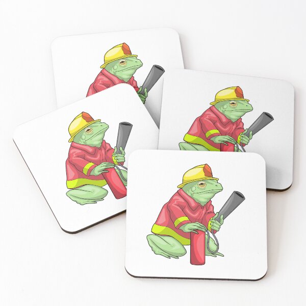 Item preview, Frog Firefighter Fire extinguisher Fire department designed and sold by Snabdesign84.