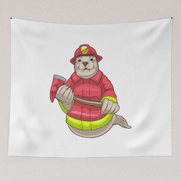 Item preview, Seal Firefighter Axe Fire department designed and sold by Snabdesign84.