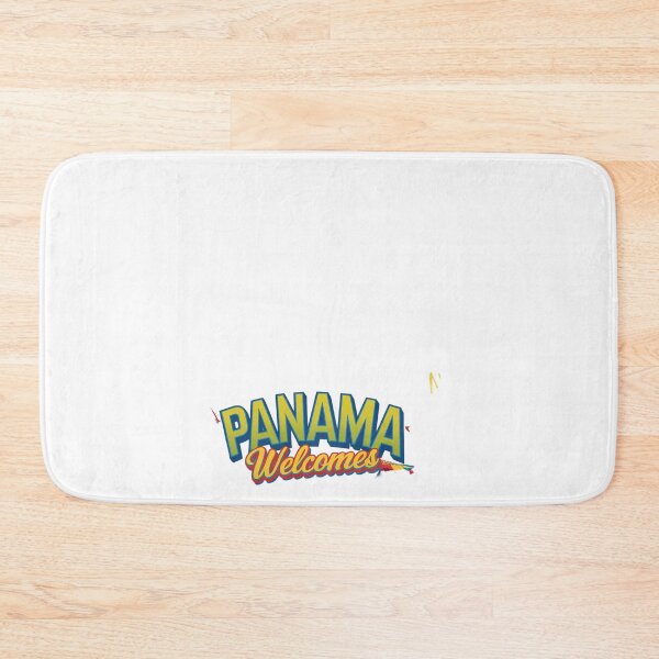 Item preview, Panama Welcomes Flag Map Panama Canal, Panama City designed and sold by AnimalsDH305.