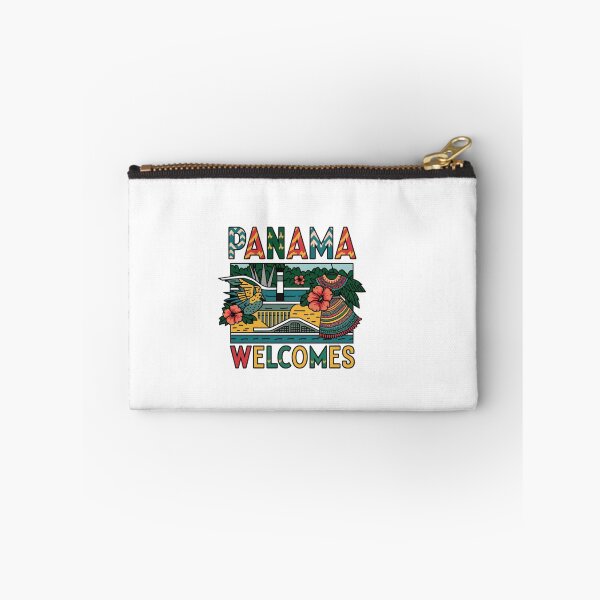 Item preview, Panama Welcomes Flag Map Panama Canal, Panama City designed and sold by AnimalsDH305.