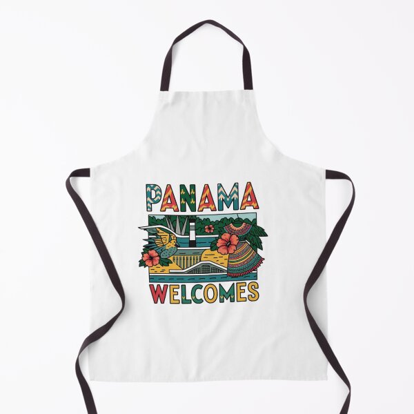 Item preview, Panama Welcomes Flag Map Panama Canal, Panama City designed and sold by AnimalsDH305.