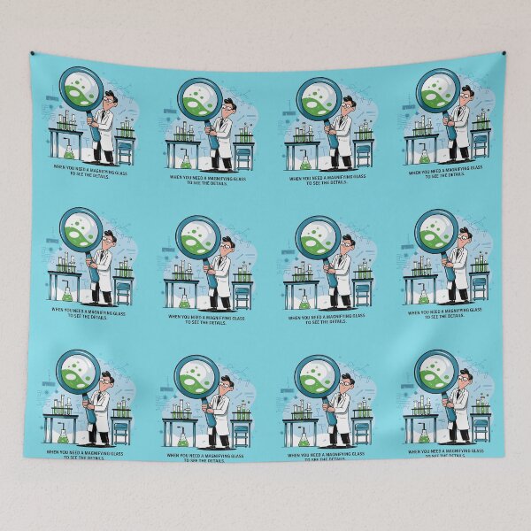 Item preview, Scientist With A Giant Magnifying Glass designed and sold by wzetart.