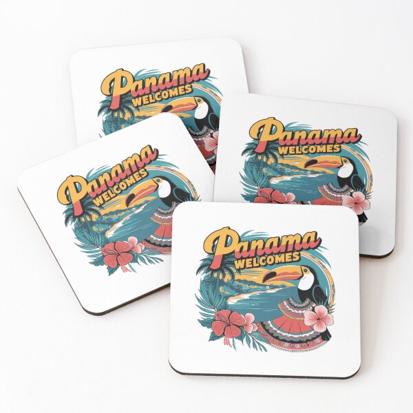 Item preview, Panama Welcomes Flag Map Panama Canal, Panama City designed and sold by AnimalsDH305.