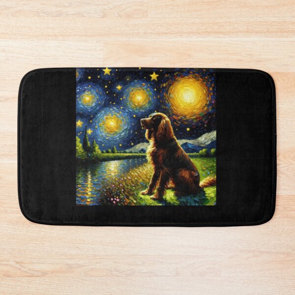 Item preview, Starry Night Field Spaniel Dog Van Gogh Lover designed and sold by Kimberley King Art  King Art.