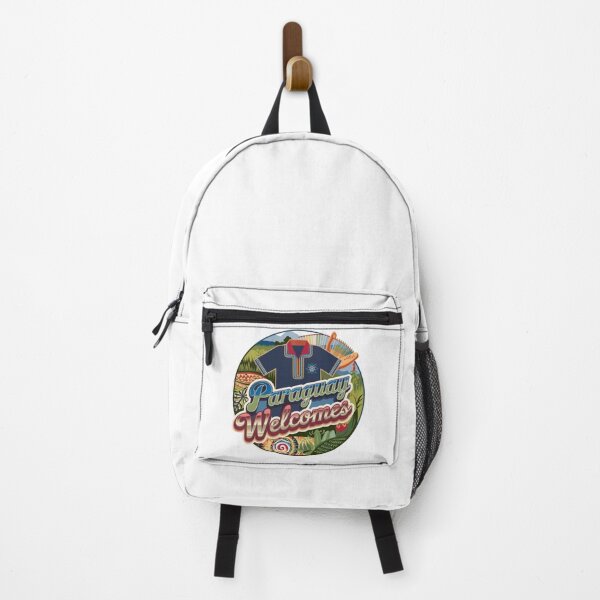 Item preview, Paraguay Welcomes Flag Map Asunción, Paraguay River, Chaco designed and sold by AnimalsDH305.