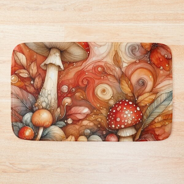 Item preview, Floral Mushrooms designed and sold by GraphicsClub.