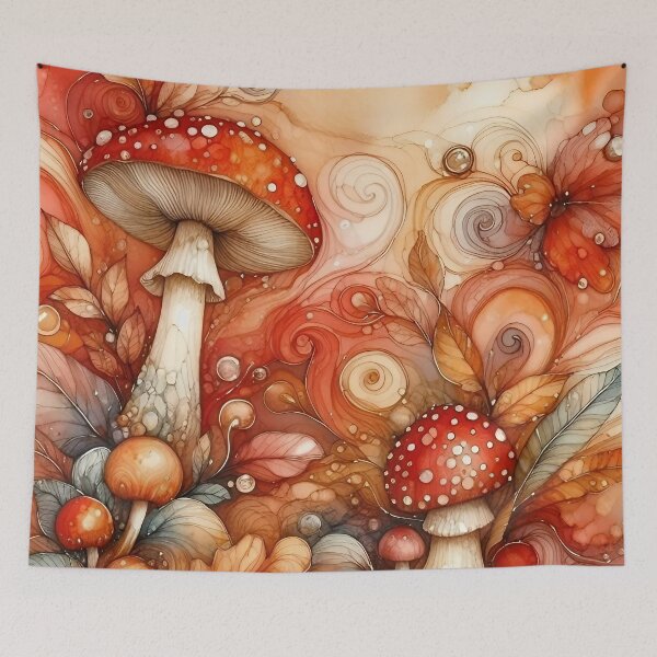 Item preview, Floral Mushrooms designed and sold by GraphicsClub.