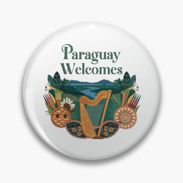 Artikelvorschau, Paraguay begrüßt Flaggenkarte Asunción, Fluss Paraguay, Chaco entworfen und verkauft von AnimalsDH305.