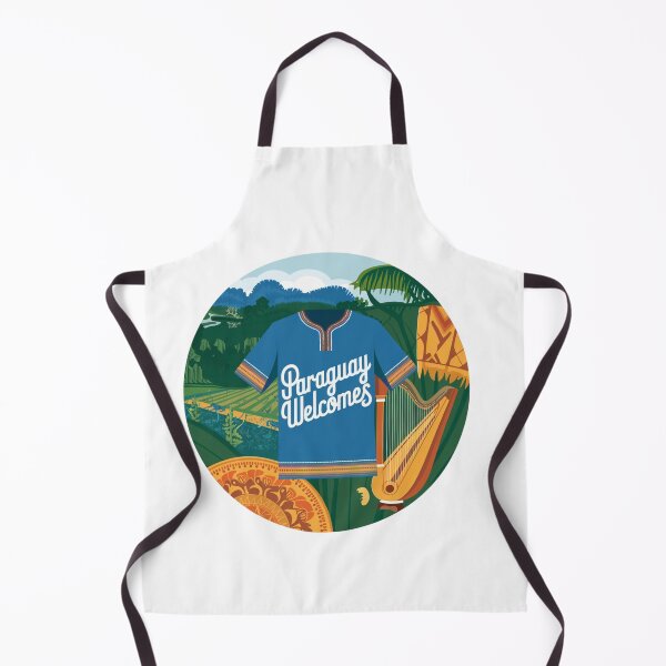 Item preview, Paraguay Welcomes Flag Map Asunción, Paraguay River, Chaco designed and sold by AnimalsDH305.