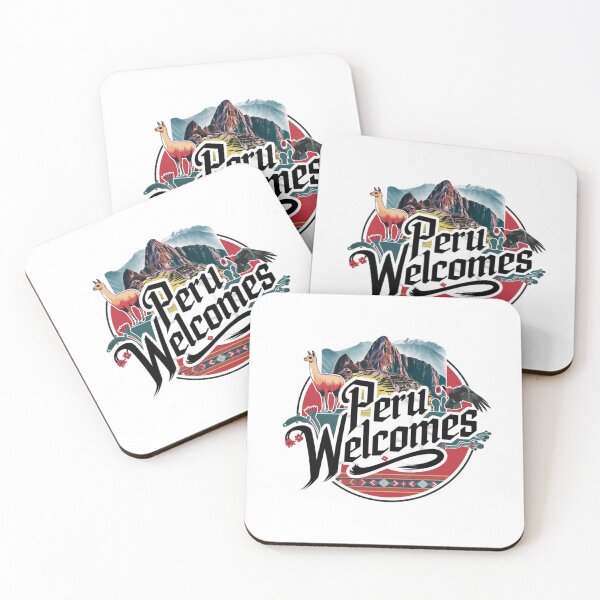 Item preview, Peru Welcomes Flag Map Machu Picchu, Cusco, Lima designed and sold by AnimalsDH305.