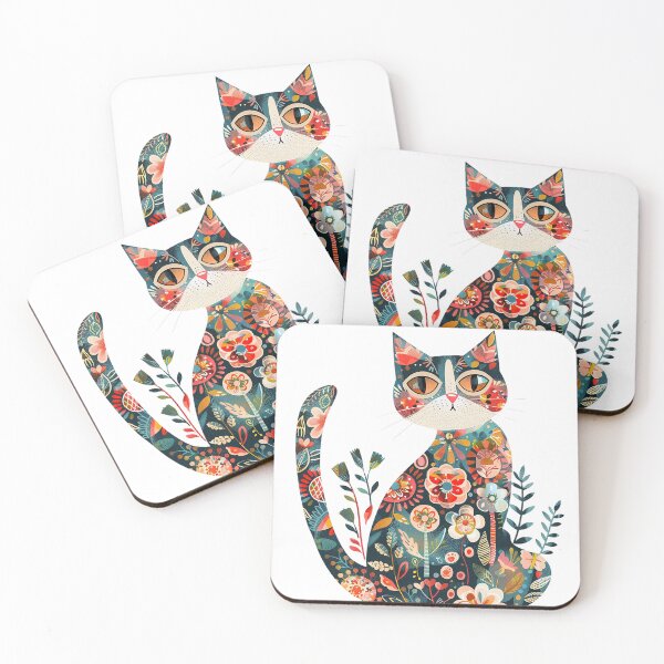 Item preview, The Magic of the Floral Cat #1 designed and sold by ellieknight911.