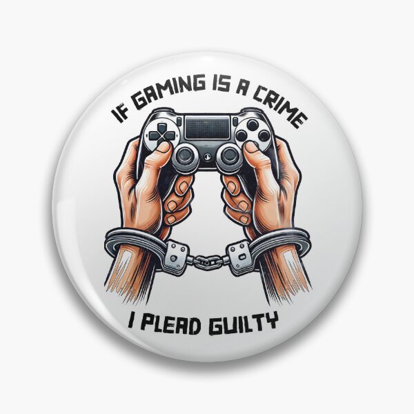 Item preview, If Gaming Is a Crime, I Plead Guilty designed and sold by GameLoreGifts.