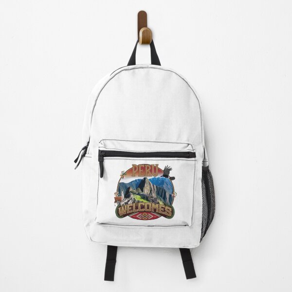 Item preview, Peru Welcomes Flag Map Machu Picchu, Cusco, Lima designed and sold by AnimalsDH305.