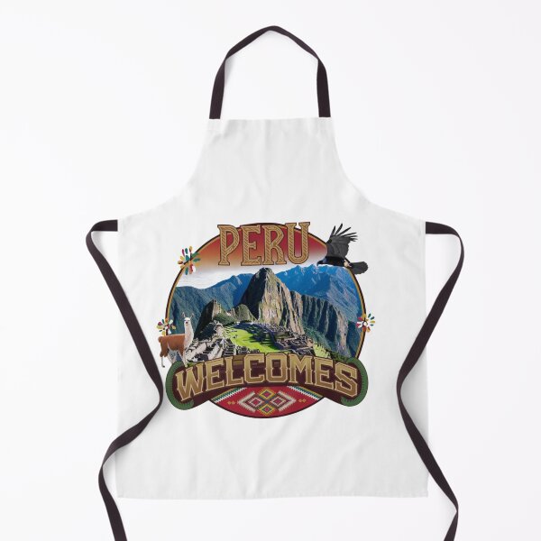 Item preview, Peru Welcomes Flag Map Machu Picchu, Cusco, Lima designed and sold by AnimalsDH305.