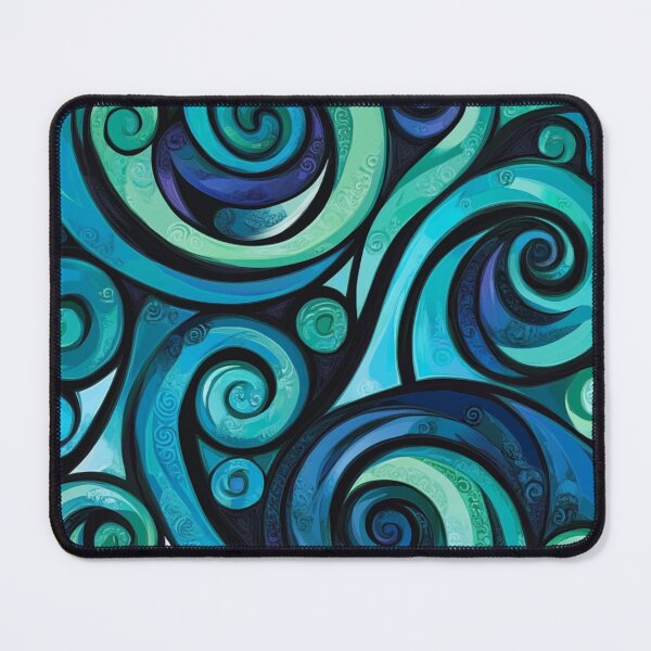 Item preview, New Zealand Paua Māori Pattern Koru Design 343 designed and sold by GrinGalore.