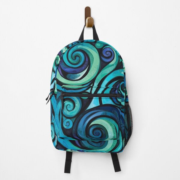 Artikelvorschau, Neuseeland Paua Māori Muster Koru Design 343 entworfen und verkauft von GrinGalore.
