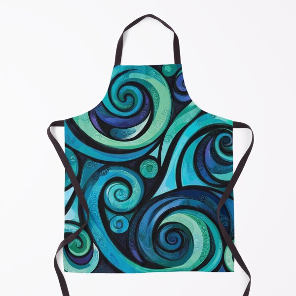 Item preview, New Zealand Paua Māori Pattern Koru Design 343 designed and sold by GrinGalore.