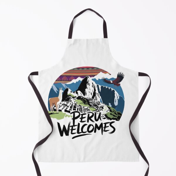 Item preview, Peru Welcomes Flag Map Machu Picchu, Cusco, Lima designed and sold by AnimalsDH305.