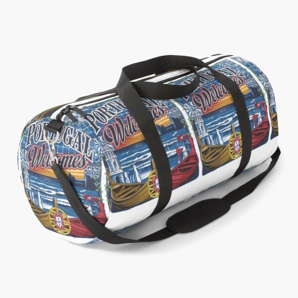 Item preview, Portugal Welcomes Flag Map Lisbon, Porto, Duero River designed and sold by AnimalsDH305.