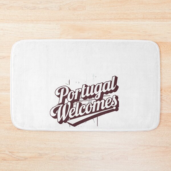Item preview, Portugal Welcomes Flag Map Lisbon, Porto, Duero River designed and sold by AnimalsDH305.